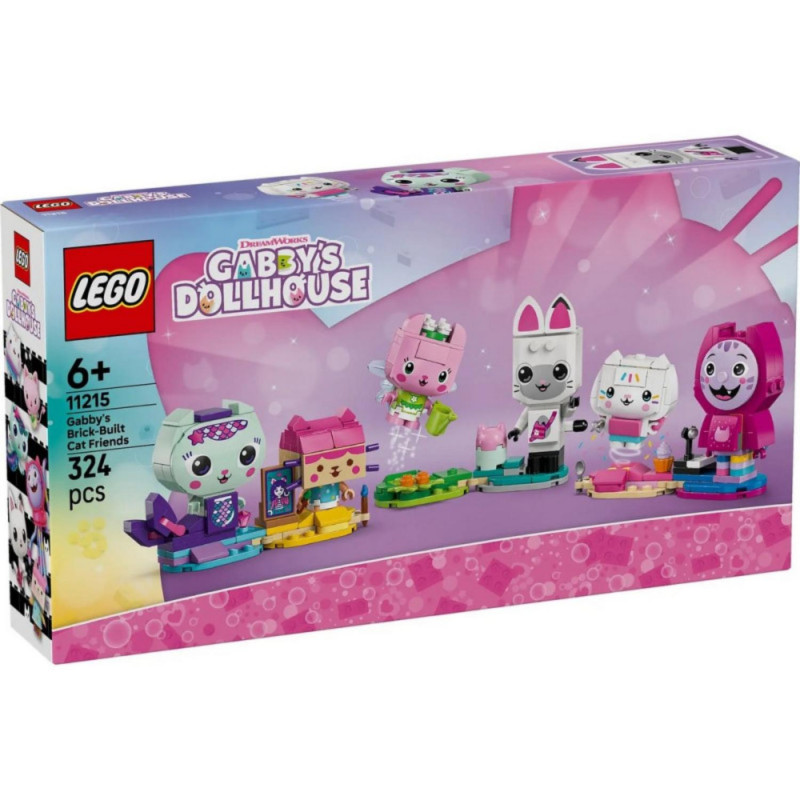 Lego Gabbys Dollhouse Brickbuilt Cat Friends 