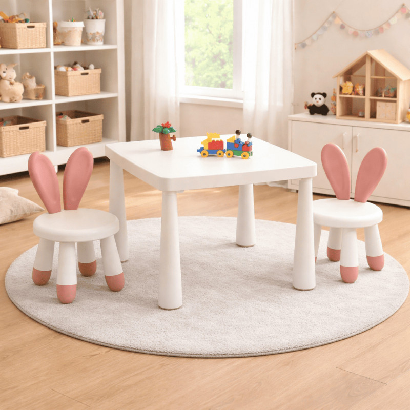 Cute&Cool HOME set za sobu sto i 2 stolice roze 