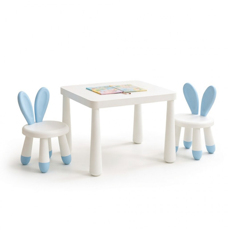 Cute&Cool HOME set za sobu sto i 2 stolice plava 
