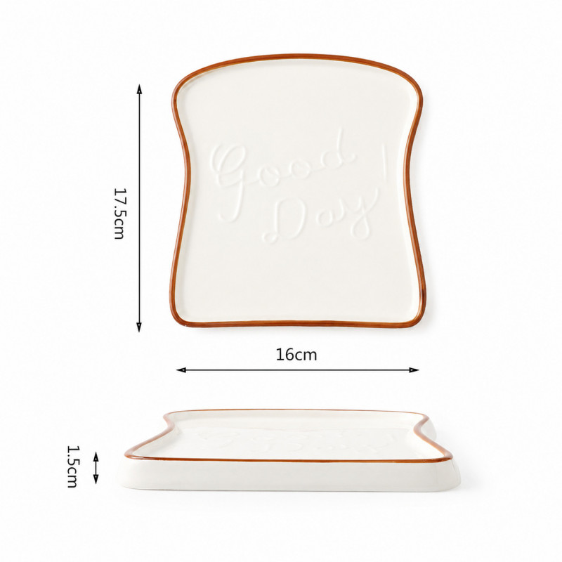 Cute&Cool HOME tanjir za tost 17.8x16.5cm 