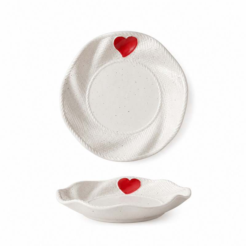 Cute&Cool HOME dekorativni tanjir srce 20,5x3cm 