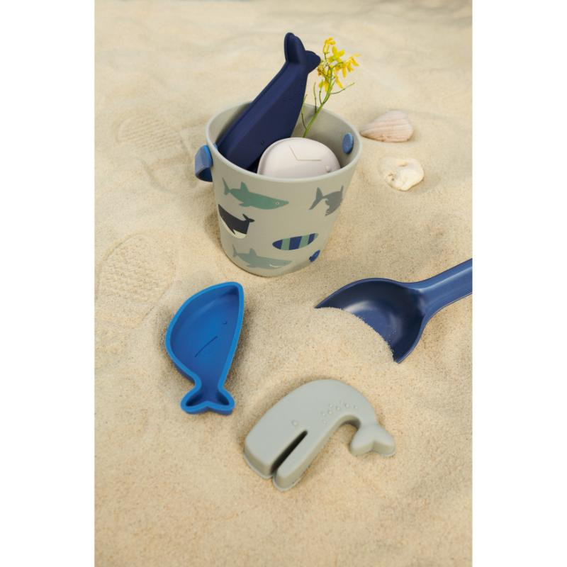 Liewood set za peska GilmaDream,Shark / Dove blue 