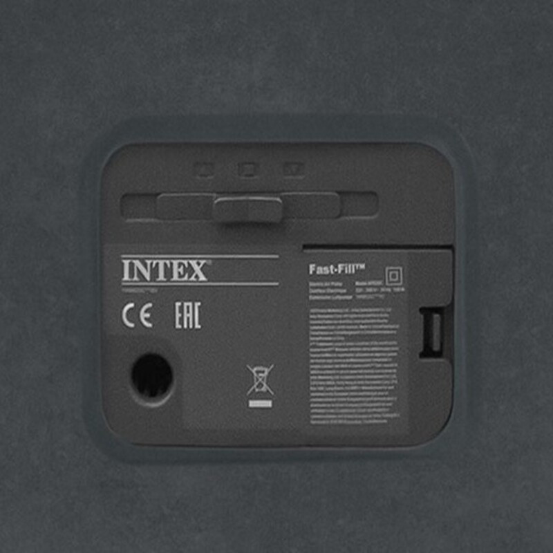 Intex Queen krevet sa ugrađenom pumpom, sivi 