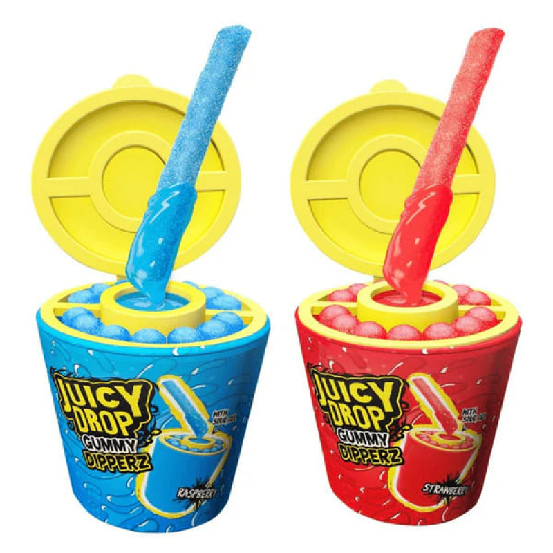 Bazooka juicy drop gummy tub 96g 