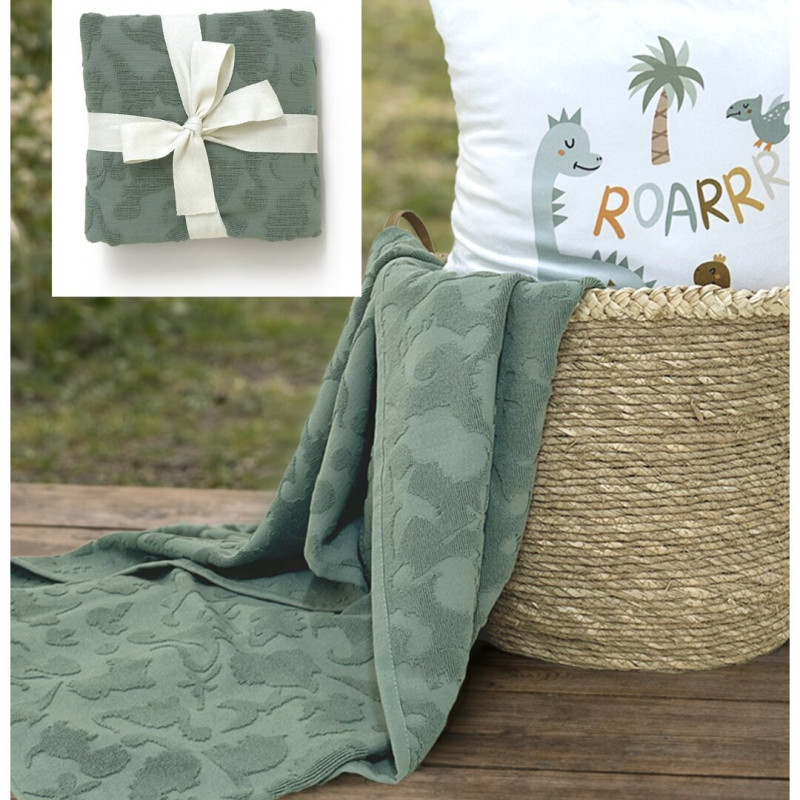 Baby Textil pokrivač od frotira Dino, 100x140 cm 