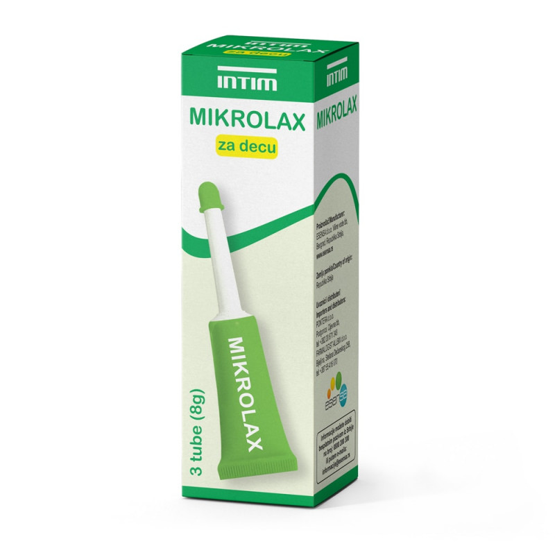 Mikrolax glicerinski gel za decu 3x8g 