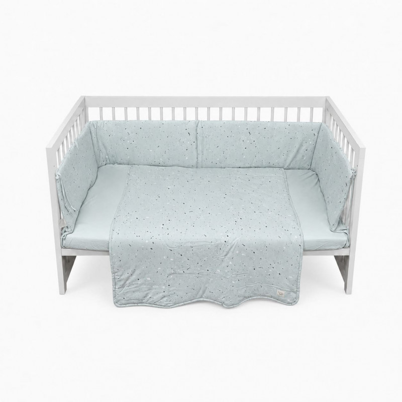 Lillo&Pippo punjena posteljina 3/1, Terrazzo Blue 