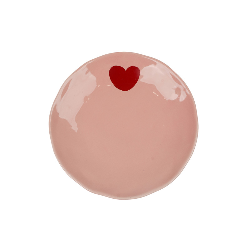 Cute&Cool HOME dekorativni tanjir roze, 22cm 