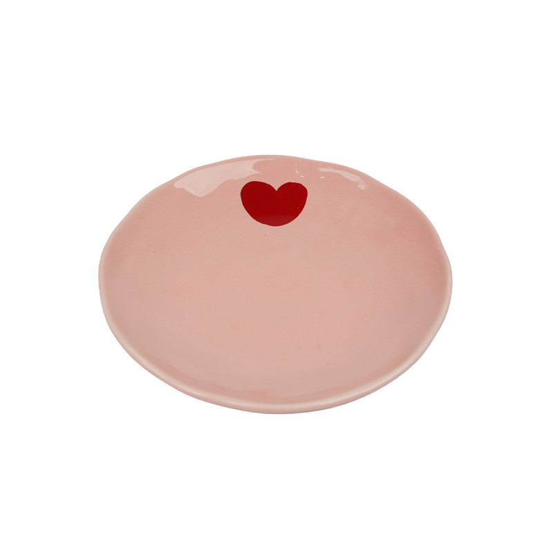 Cute&Cool HOME dekorativni tanjir roze, 22cm 
