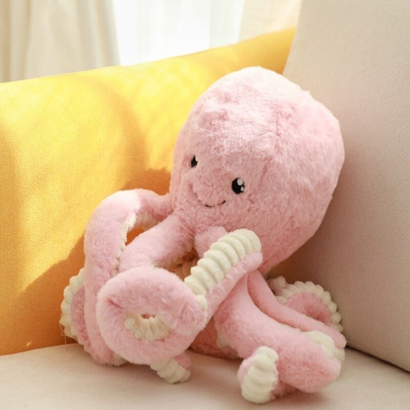 Cute&Cool HOME dekor igračka hobotnica roze, 80cm 