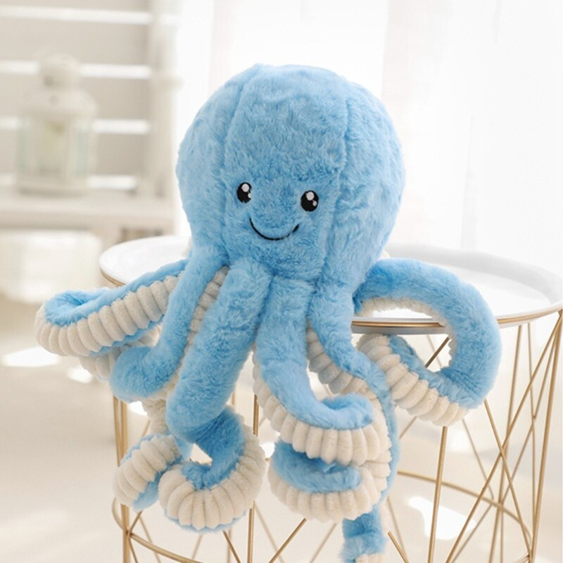 Cute&Cool HOME dekor igračka hobotnica plava,80cm 