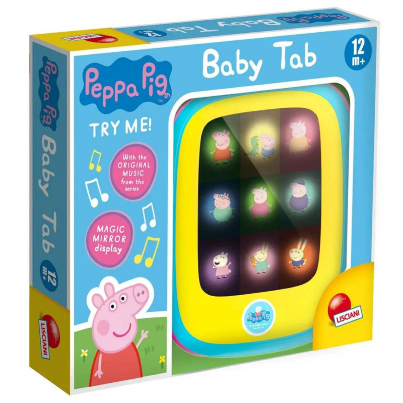 Lisciani Pepa Prase Baby tablet Play and Learn 