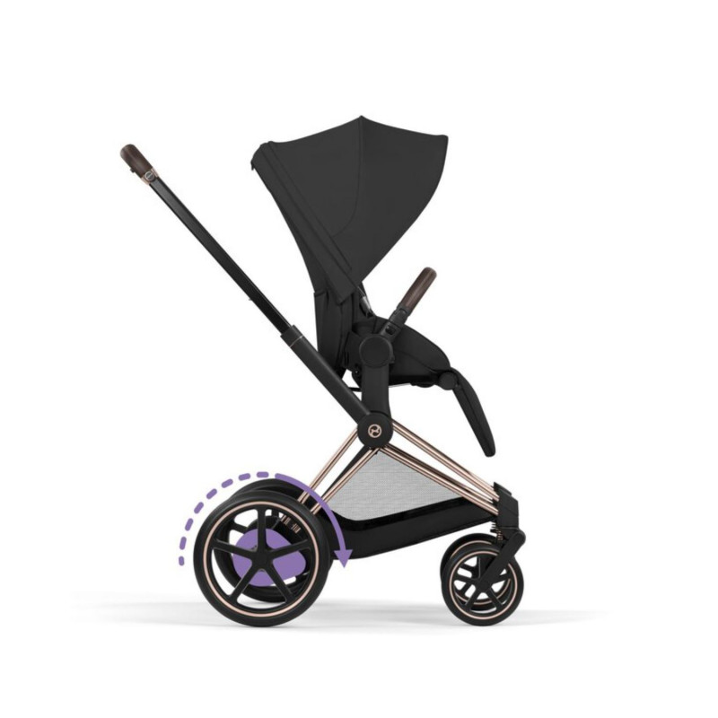 Cybex duo sistem ePriam, Sepia Black (rosegold) 
