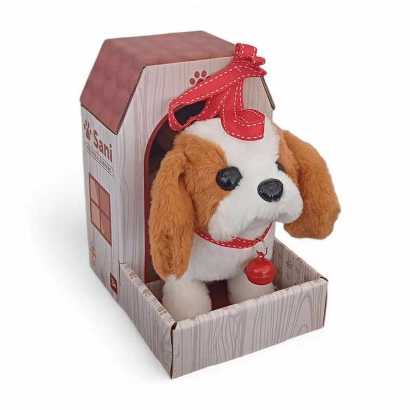 Plišani pas Bernardinac koji hoda I laje Sani 