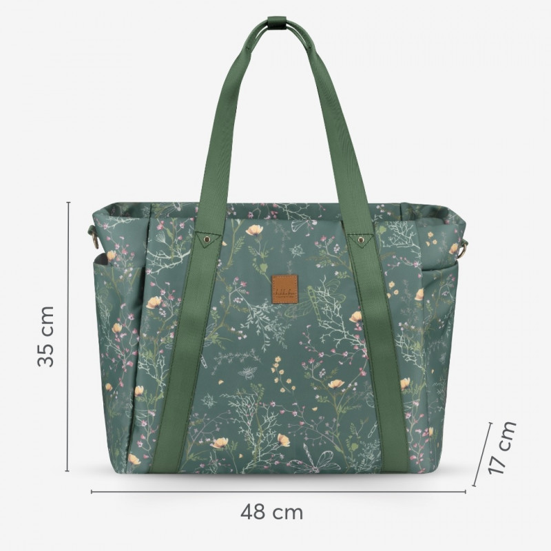 Kikka Boo torba za mame Florence garden Green 