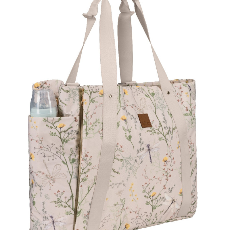 Kikka Boo torba za mame Florence garden Beige 