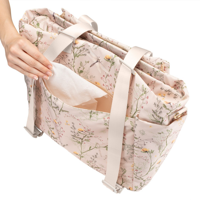 Kikka Boo torba za mame Florence garden Beige 