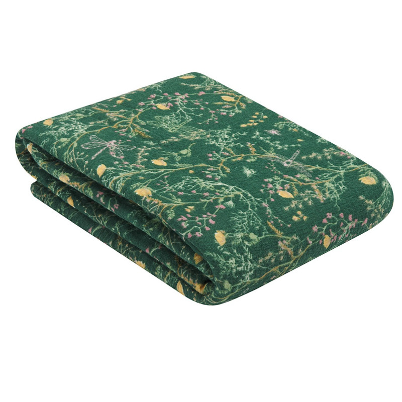 Kikka Boo muslin prekrivač Secret Garden Green 