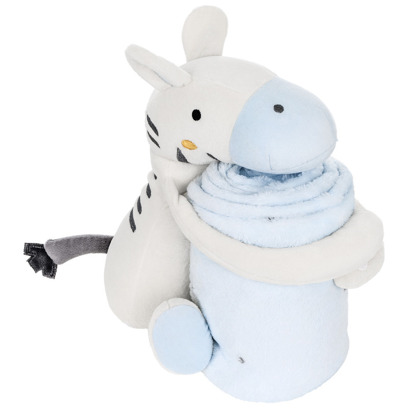 Kikka Boo ćebe sa igračkom 70x100 Stripy Friends 