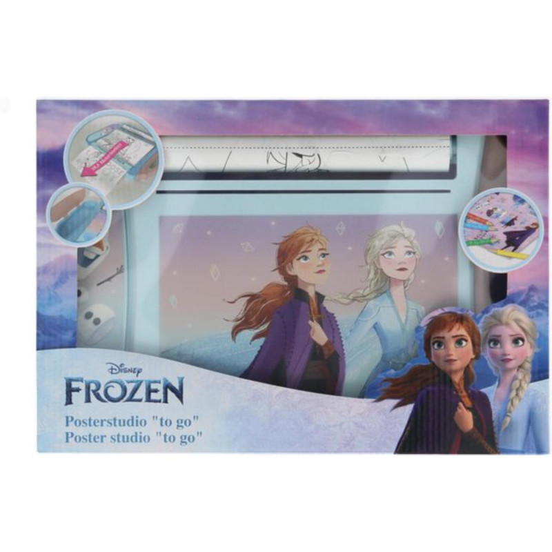 Frozen kreativni set Posterstudio To Go-stikeri 