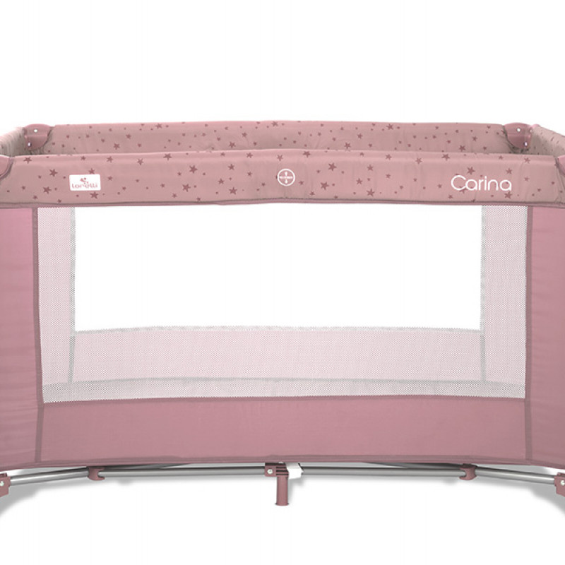 Lorelli prenosivi krevetac Carina 1nivo,Pink stars 