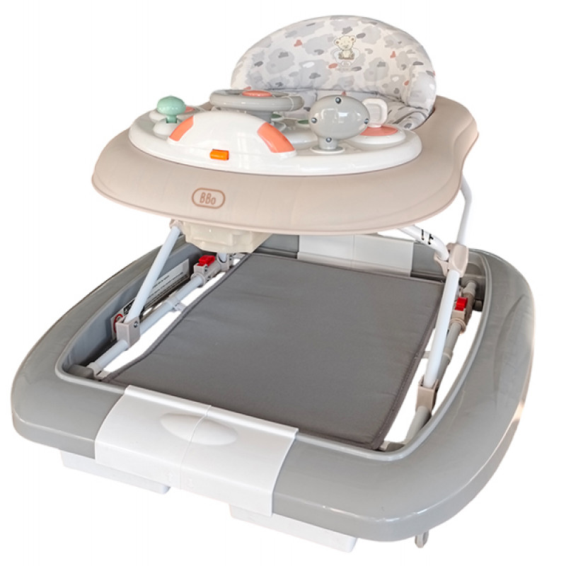 BBO dubak/klackalica za bebe Funride, Grey 