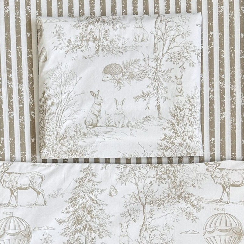 Baby Textil posteljina Šumski svet 3/1, 80x120cm 
