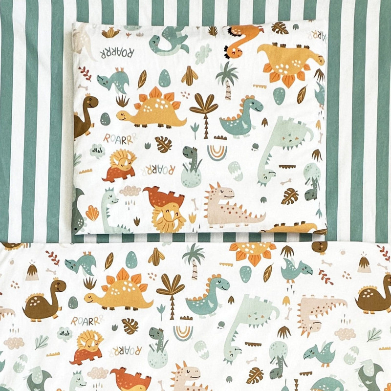 Baby Textil posteljina Dino družina 3/1, 80x120cm 