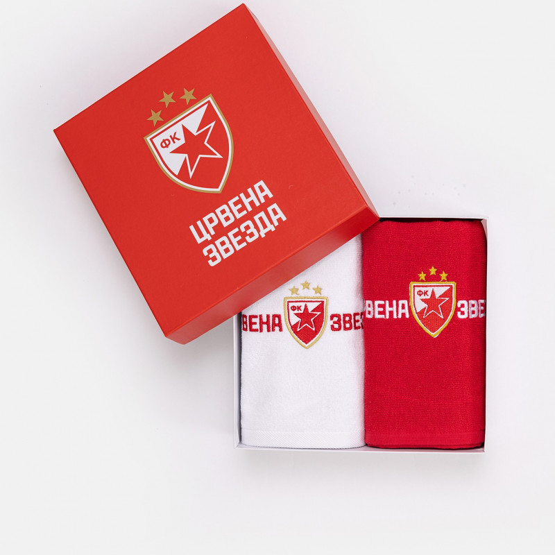 Stefan set peškira 2/1, Crvena Zvezda, 50x90 cm 