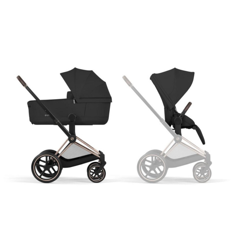 Cybex duo sistem Priam, Sepia Black (rosegold) 