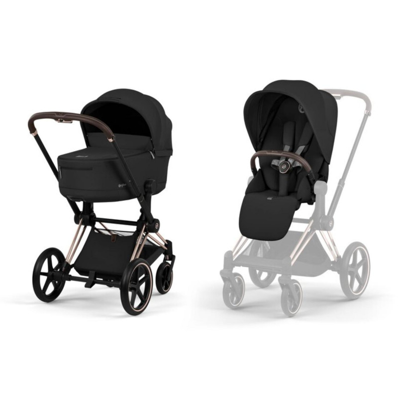 Cybex duo sistem Priam, Sepia Black (rosegold) 