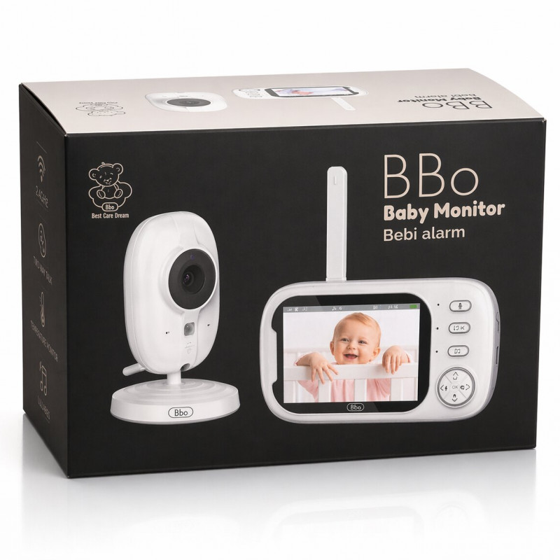 BBO Video baby monitor sa kamerom i prikazom temperature 