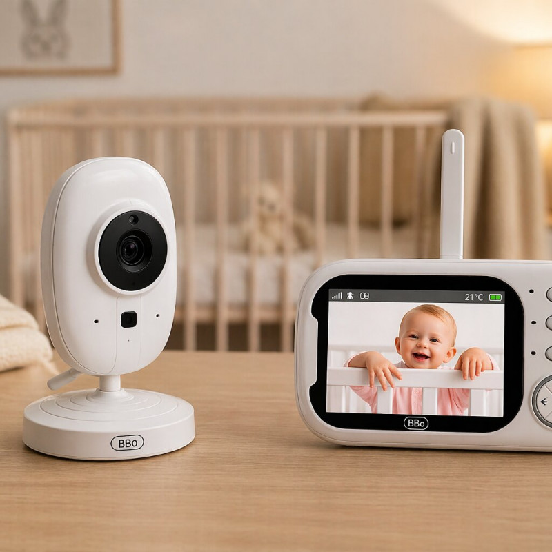 BBO Video baby monitor sa kamerom i prikazom temperature 