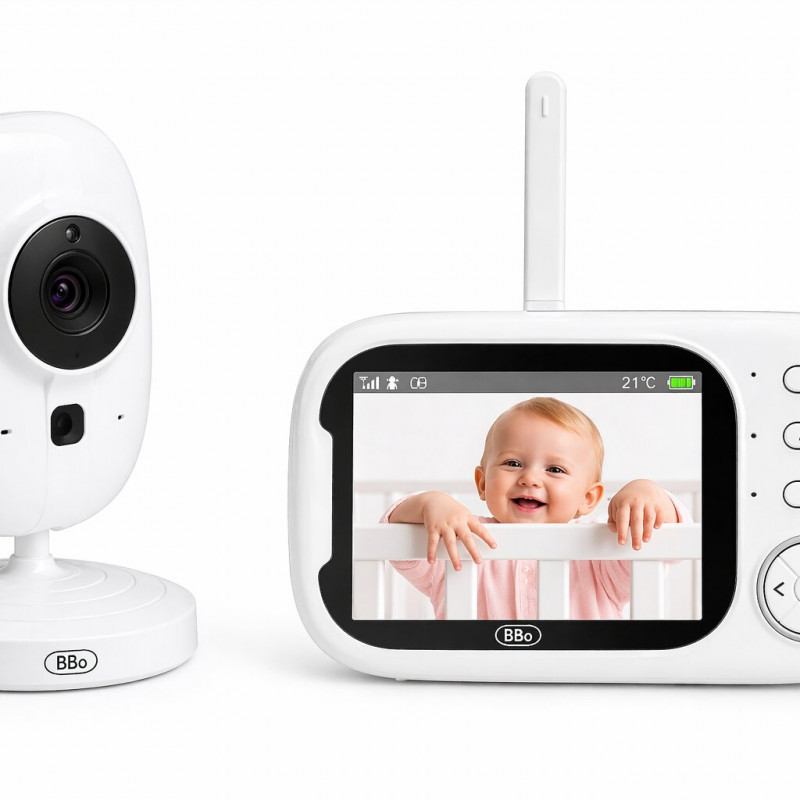 BBO Video baby monitor sa kamerom i prikazom temperature 