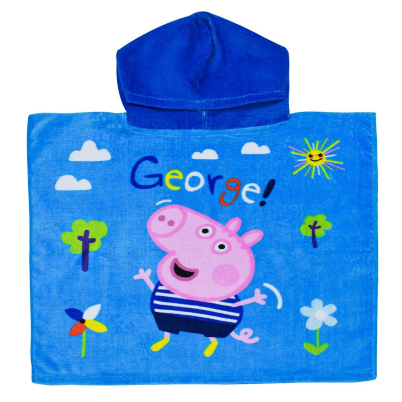Stamion pončo Pepa prase 70x140, unisex 