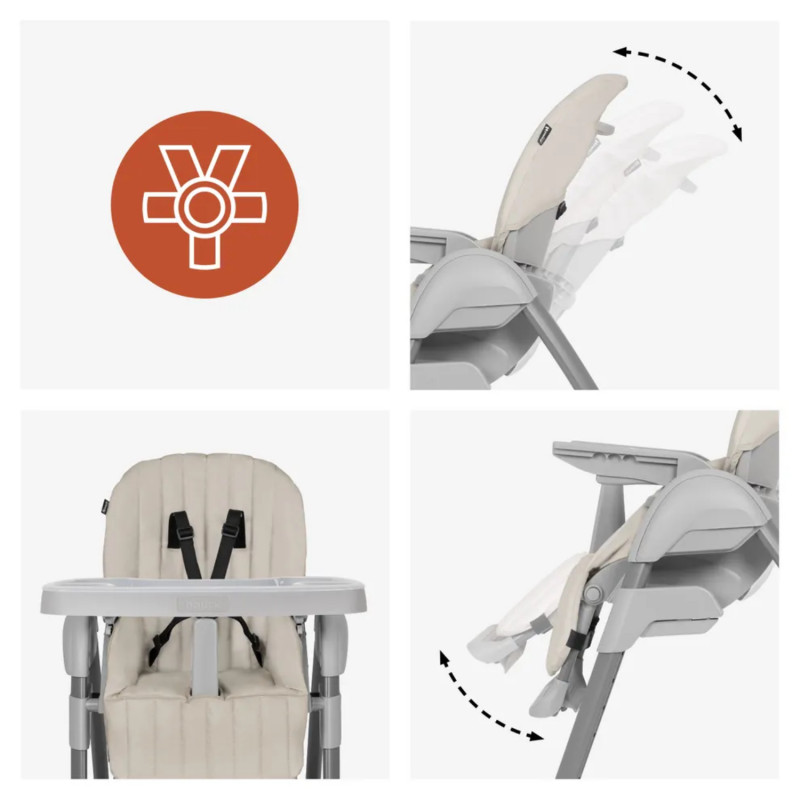 Hauck hranilica Sit N Relax 3 u 1, Beige 