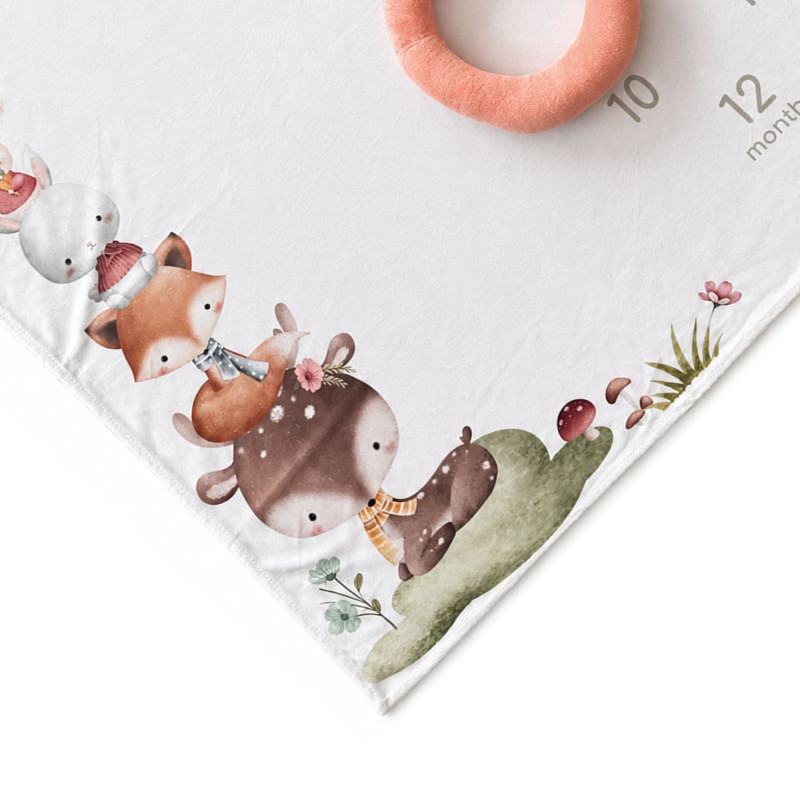 Baby Textil podloga za slikanje Cvetna družina 