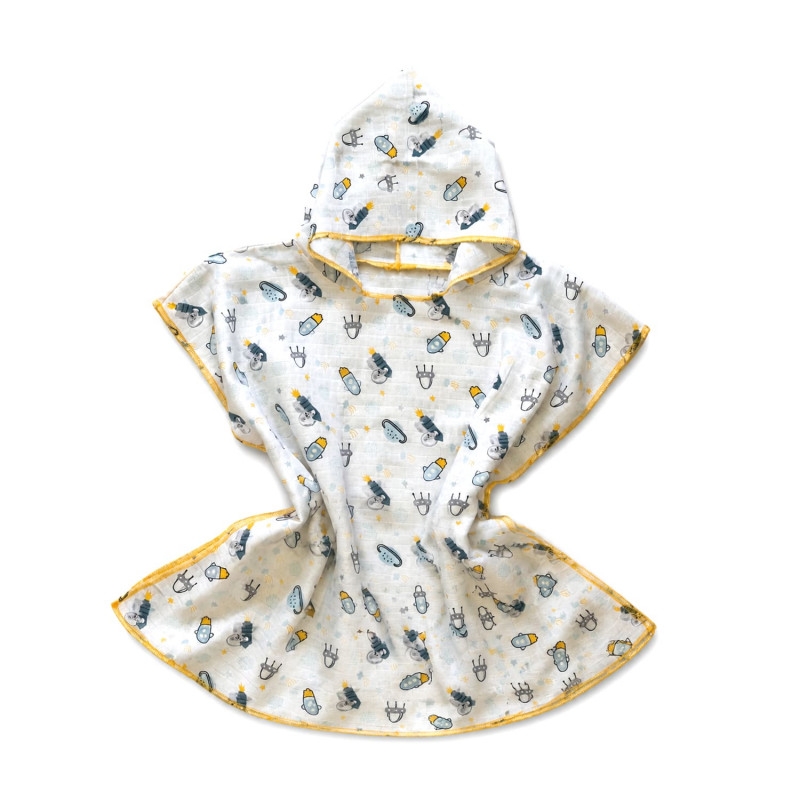 Baby Textil pončo za plažu Astronaut 