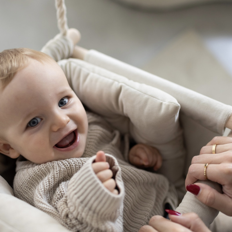 Bohome Classic Cappuccino – sobna ljuljaška za bebe i decu 