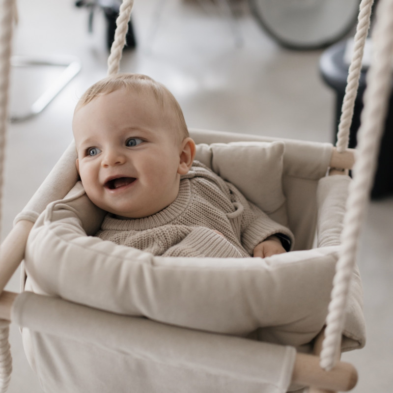 Bohome Classic Cappuccino – sobna ljuljaška za bebe i decu 