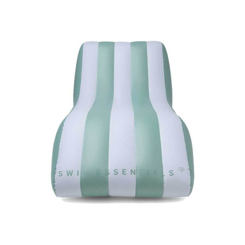 Swim Essentials ležaljka za vodu mint pruge 