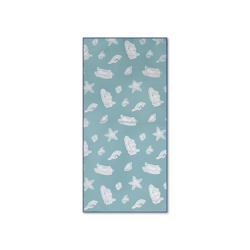 Swim Essentials peškir za plažu zeleni, 135x65 cm 