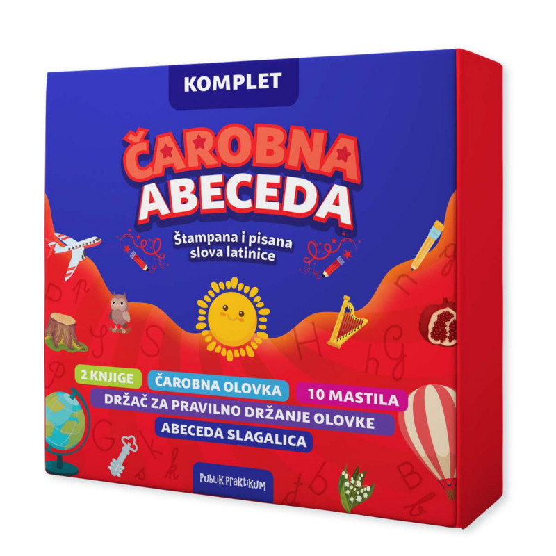 Čarobna abeceda - komplet 
