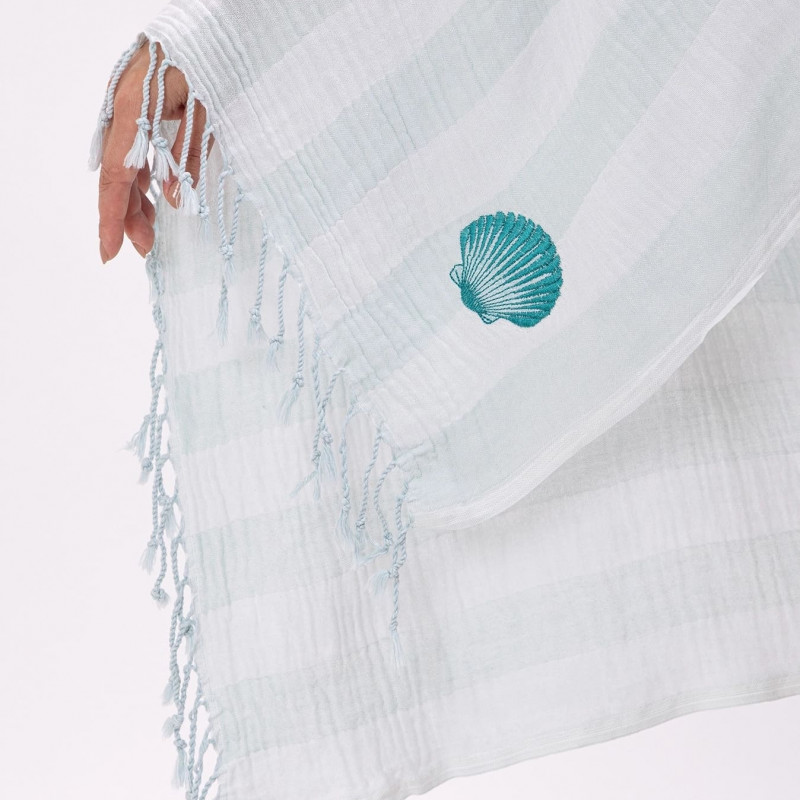 Stefan pareo muslin, mint 