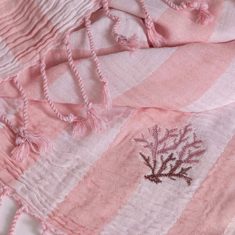 Stefan pareo muslin, roze 