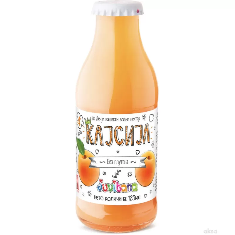 Juvitana kašasti sok kajsija 125ml