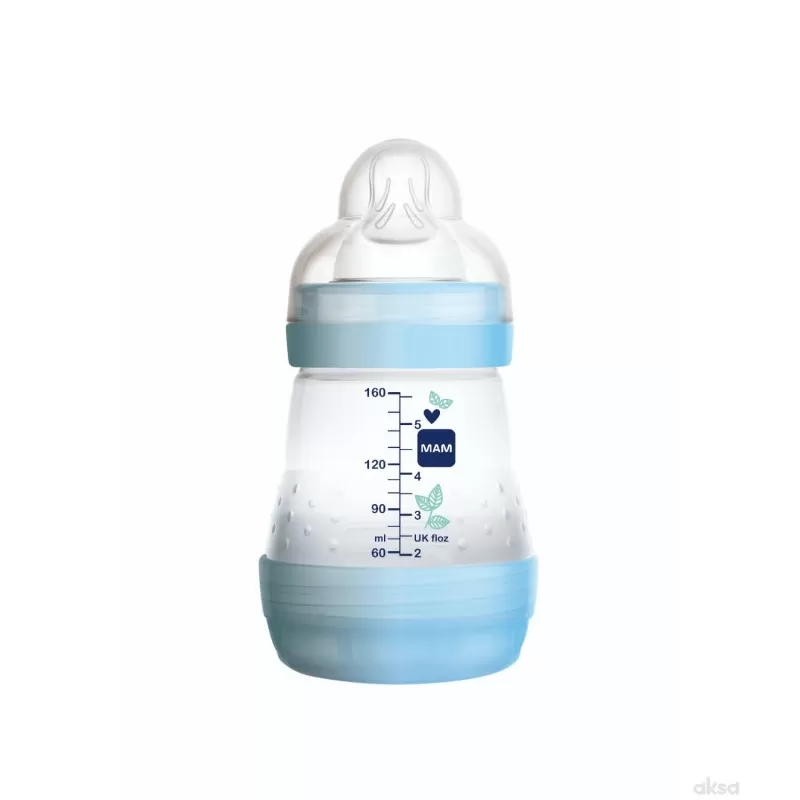 MAM flašica Anticolic 160ml, silikon, 0m+