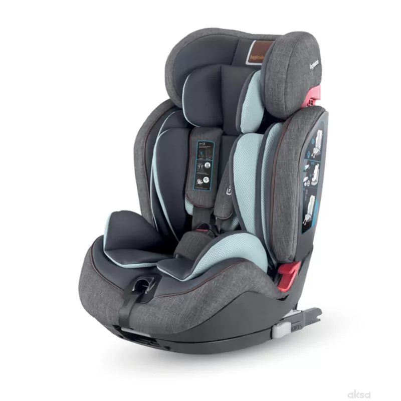 Inglesina a.s. Gemino i-Fix 1/2/3 9-36 kg Grey