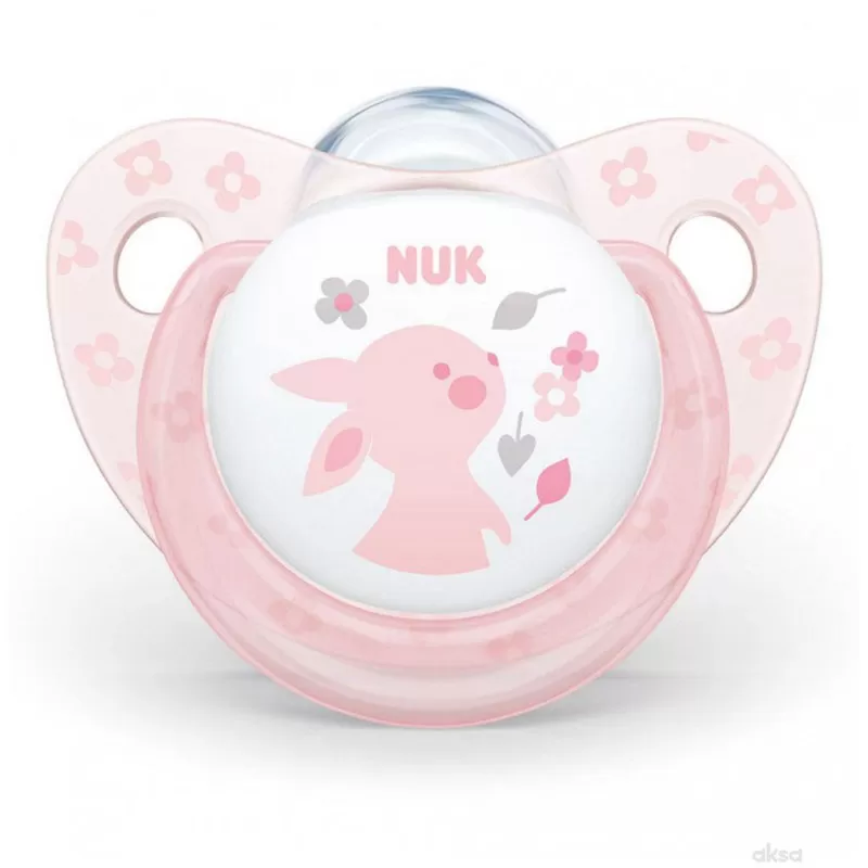 Nuk laža silikon roze vel1
