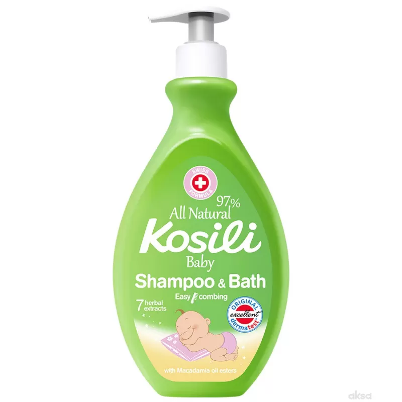 Kosili baby all natural 2u1 sa pumpicom 400ml